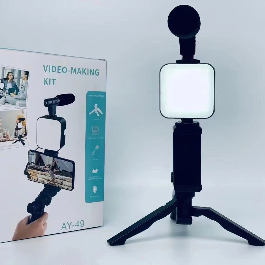 Photography And Videography Lighting - Kit de vlogging para teléfono inteligente