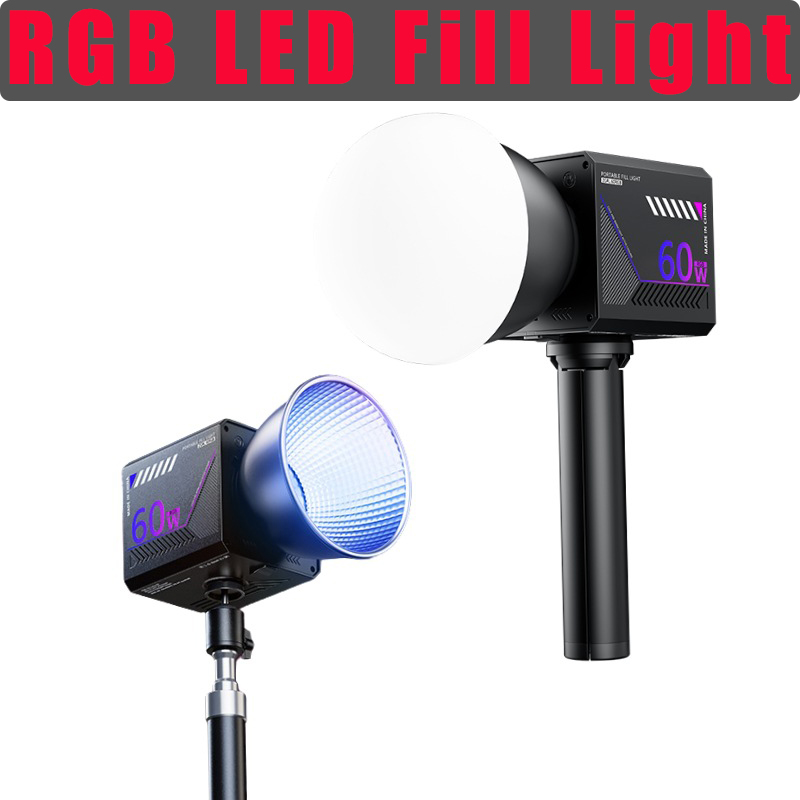 Photography And Videography Lighting - Luz de Video RGB de 60W,