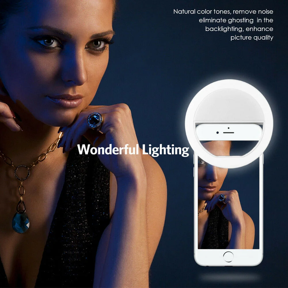 Aro de luz LED recargable con  - Photography And Videography Lighting reseña y precio
