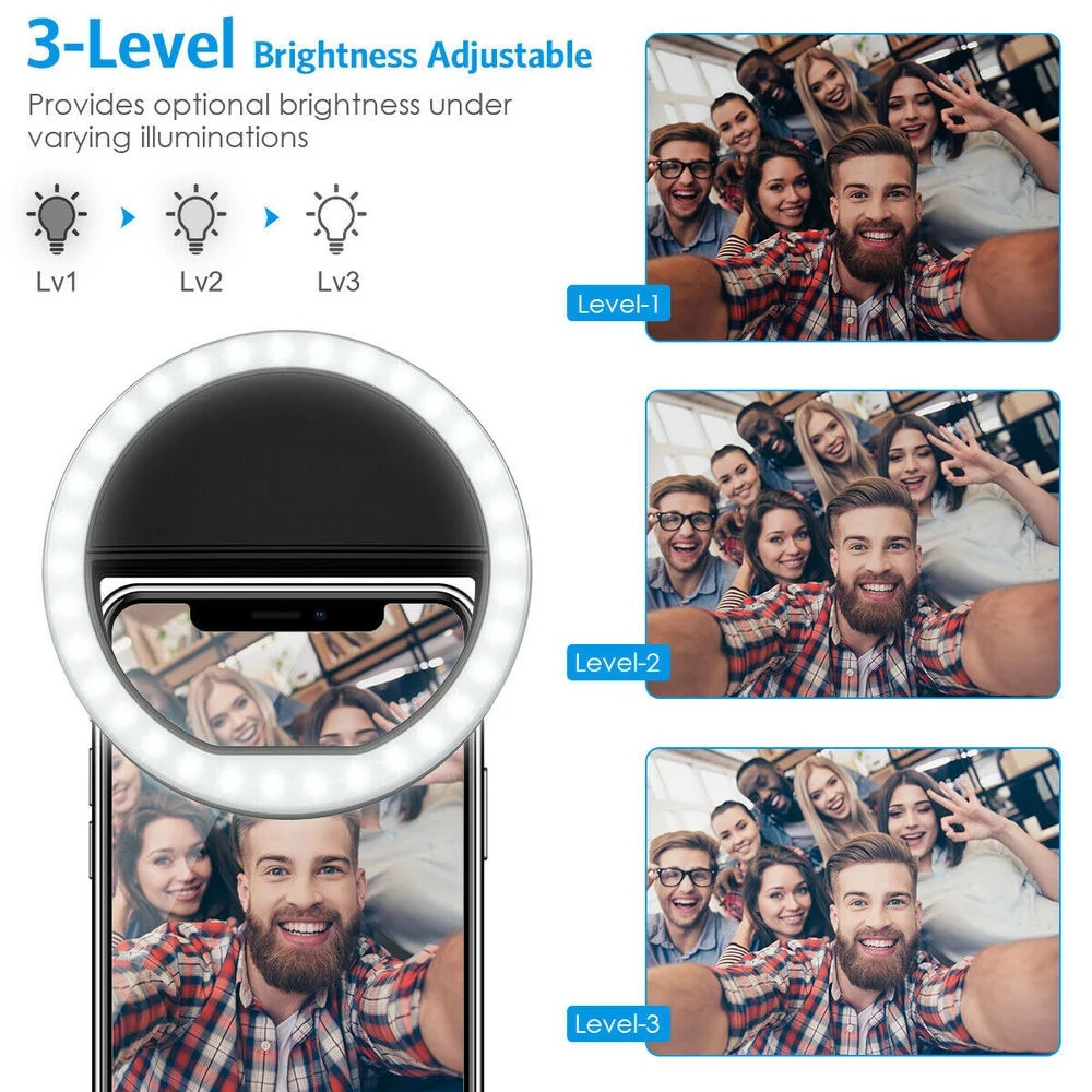 Anillo de Luz LED para Selfies - Photography And Videography Lighting reseña y precio