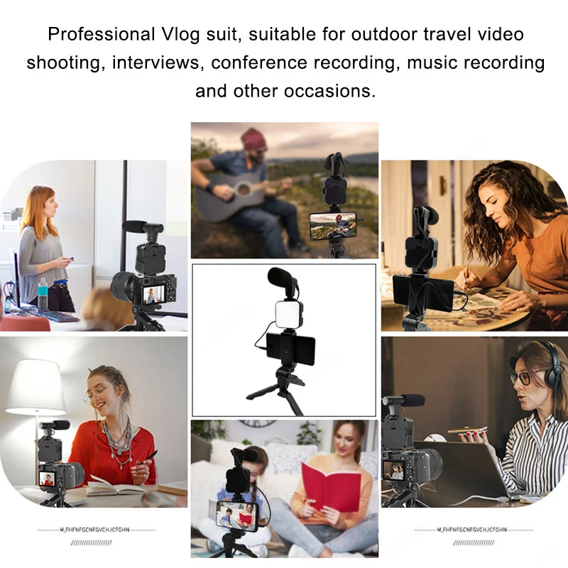 Kit de vlogging para teléfono  - Photography And Videography Lighting reseña y precio