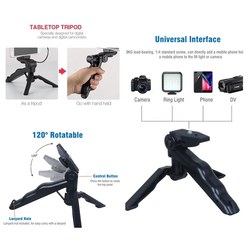Kit de vlogging para teléfono  - Photography And Videography Lighting reseña y precio