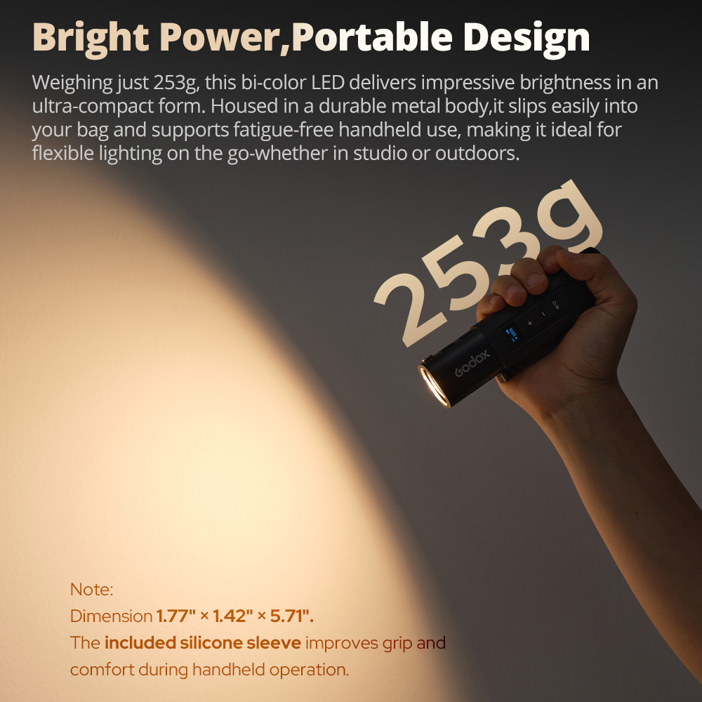 Luz de Video LED Bicolor Godox - Photography Lighting Godox reseña y precio