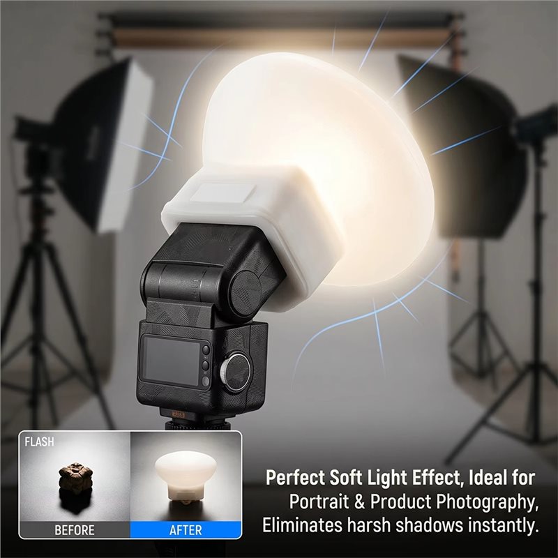 Cubierta difusora de luz suave - Photography Lighting Godox reseña y precio