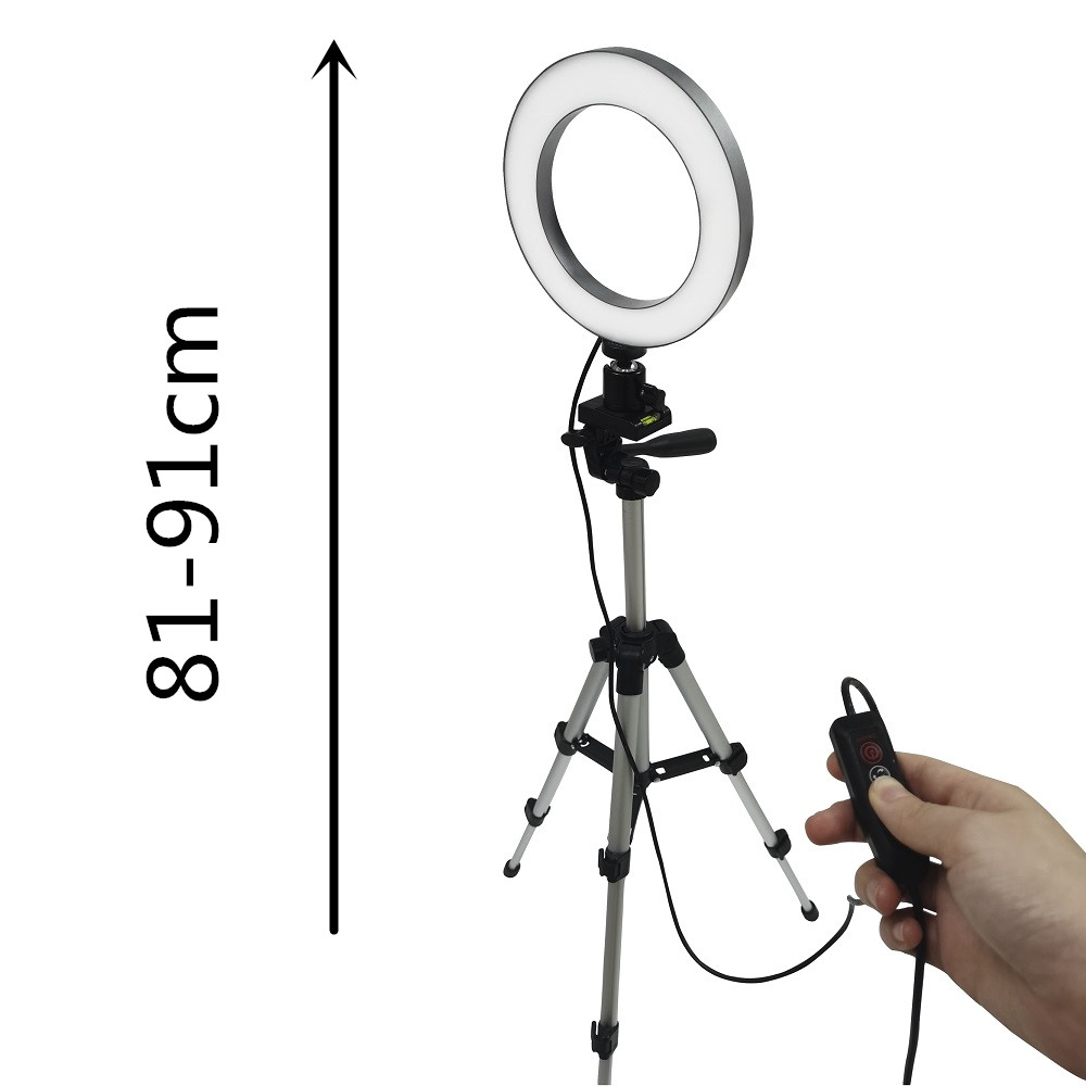 Anillo de luz LED para selfies - Photography Mobile Lighting reseña y precio