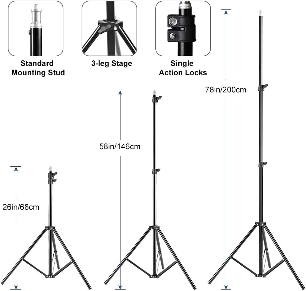 Kit de iluminación con caja de - Photography Lighting For Products reseña y precio