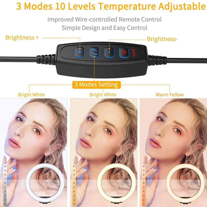 Anillo de luz LED para Selfie  - Photography And Videography Lighting reseña y precio
