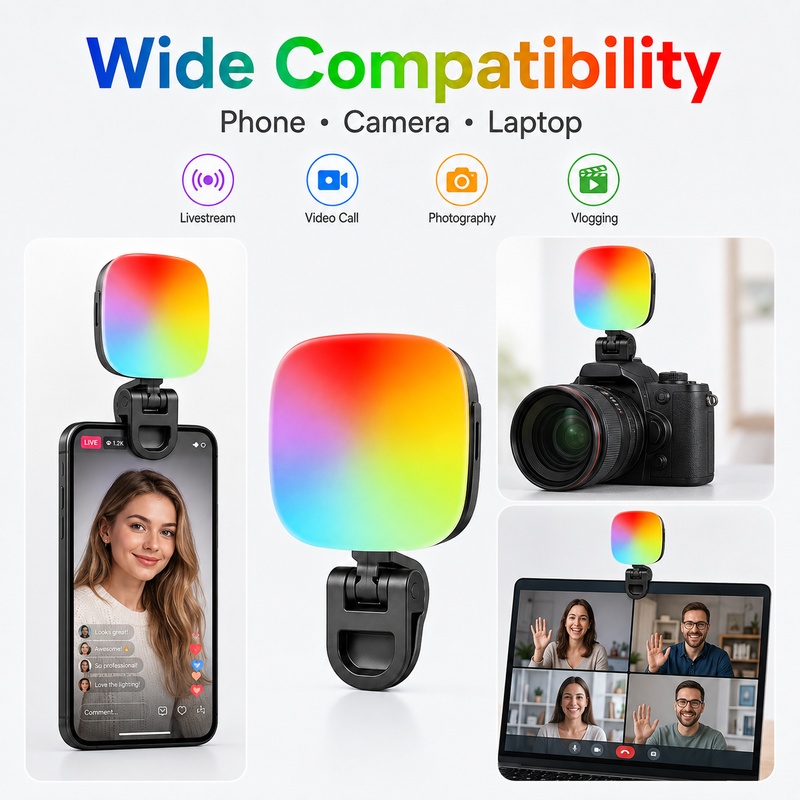 Lámpara de Relleno LED RGB Por - Photography Lighting For Outdoors reseña y precio