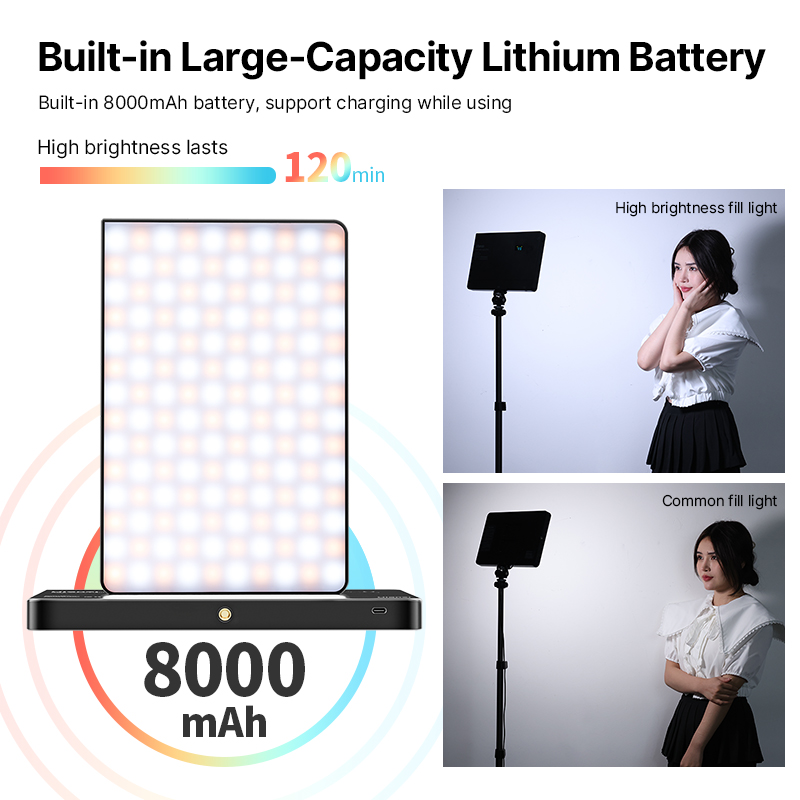 Ulanzi LT003 15W RGB luz de ví - Photography And Videography Lighting reseña y precio
