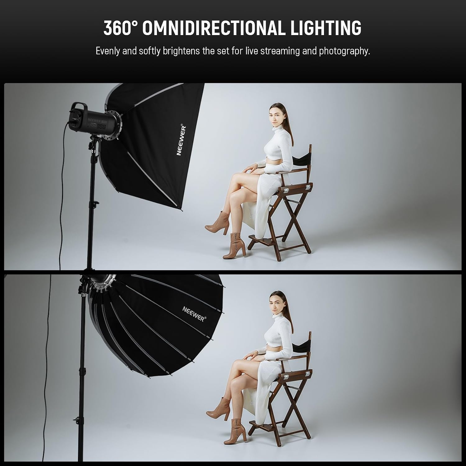 Softbox Parabólico con Montura - Photography And Videography Lighting reseña y precio