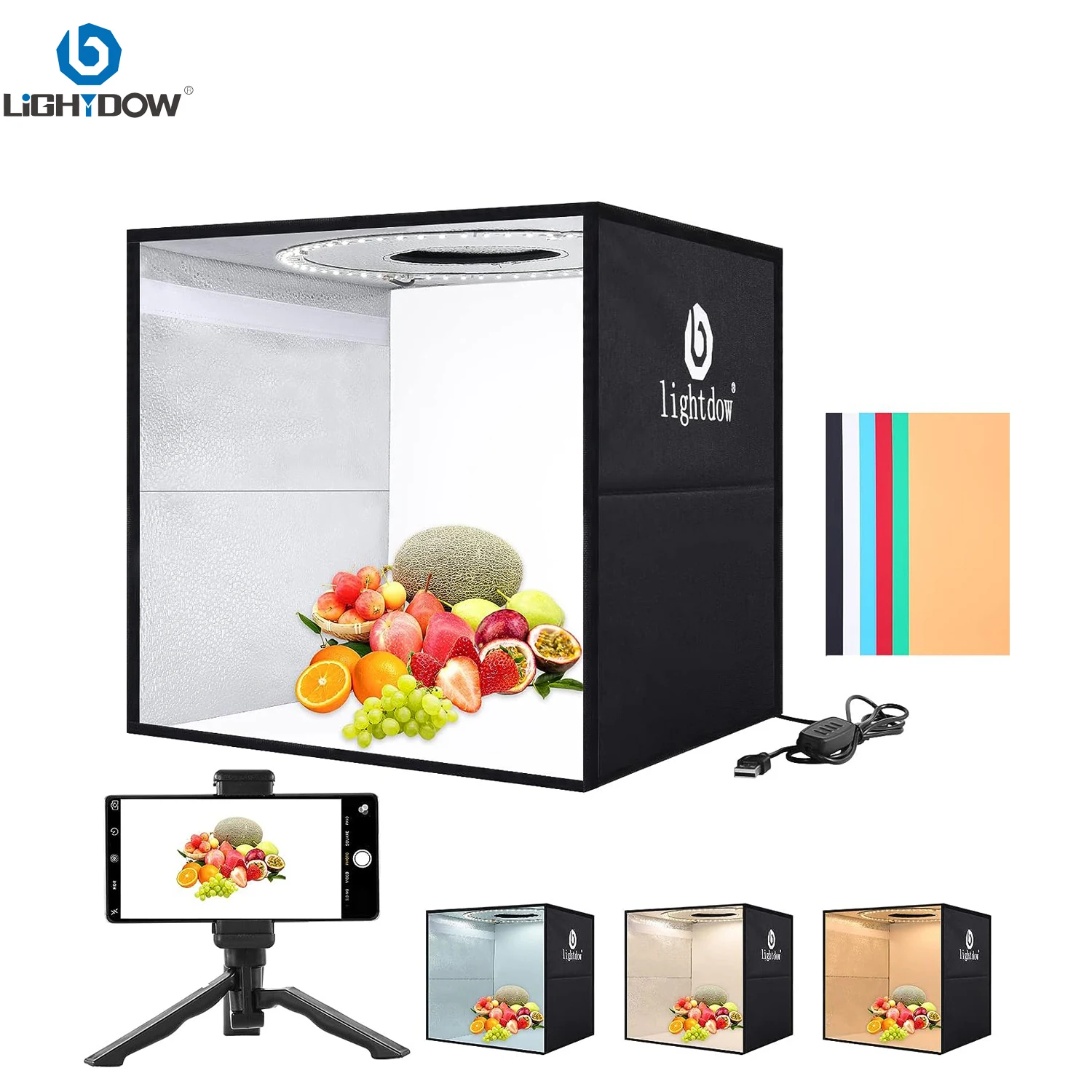 Lightdow-caja de fotos regulab - Photography Lighting For Products reseña y precio